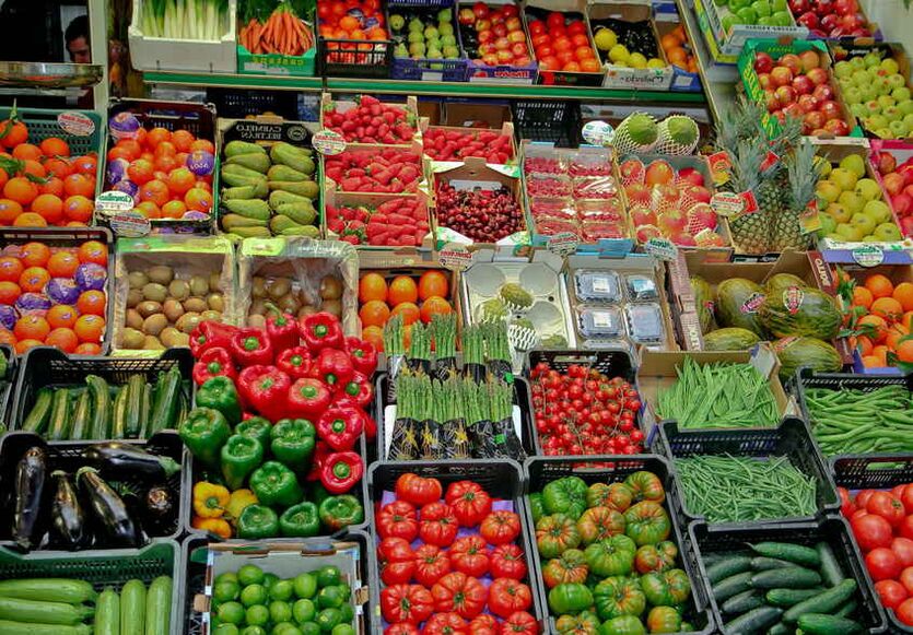 Unha variedade de verduras e froitas que poden aumentar a potencia dun home
