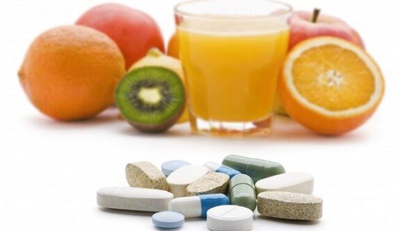 vitaminas naturais e comprimidos para a potencia